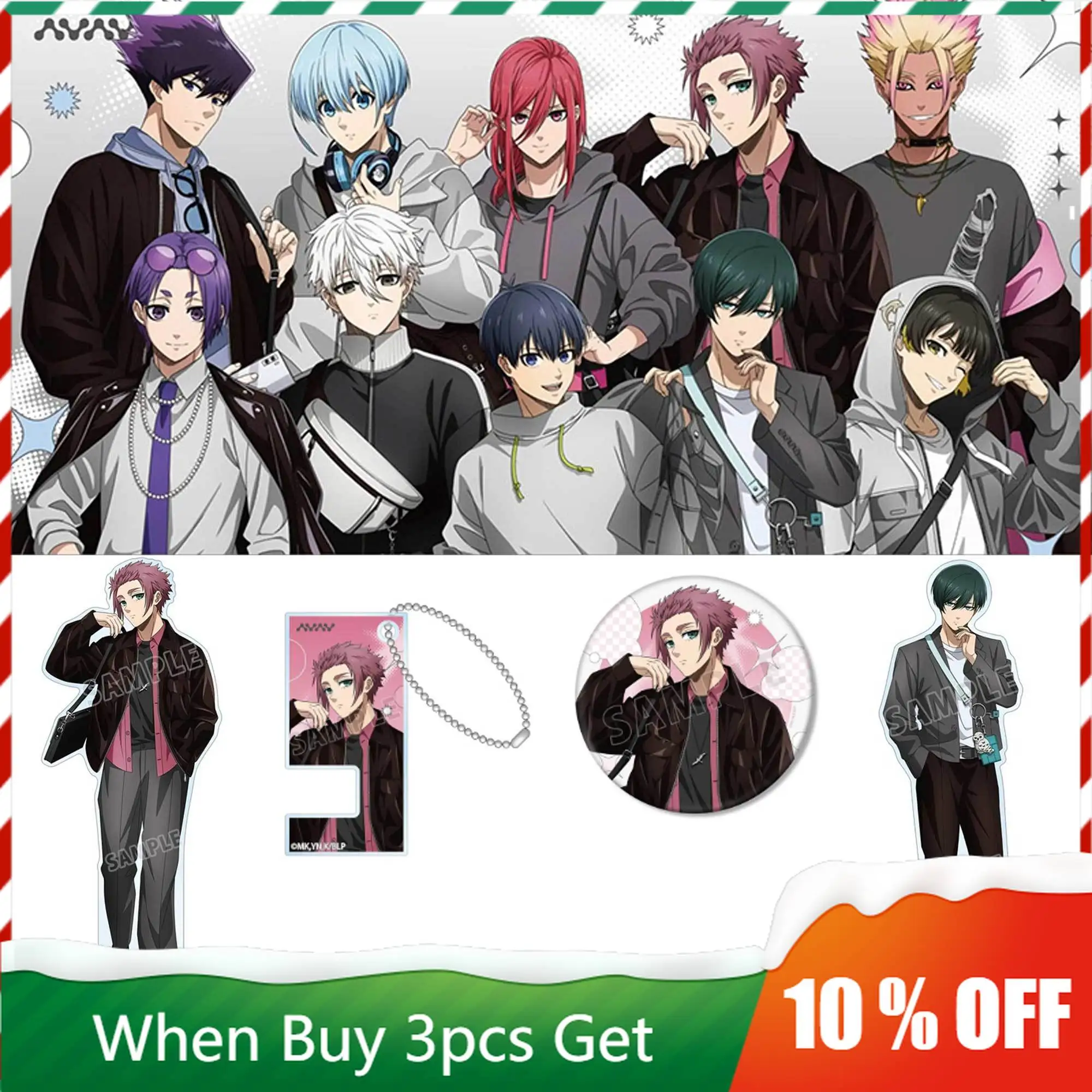 Blue Prison Monochrome Street Style Isagi Yoichi Standee Sae Itosh Acrylic Stand Bachira Meguru Acrylic Ornaments Toys Boys
Blue Prison Monochrome Street Style Isagi Yoichi Standee Sae Itosh Acrylic Stand Bachira Meguru Acrylic Ornaments Toys Boys