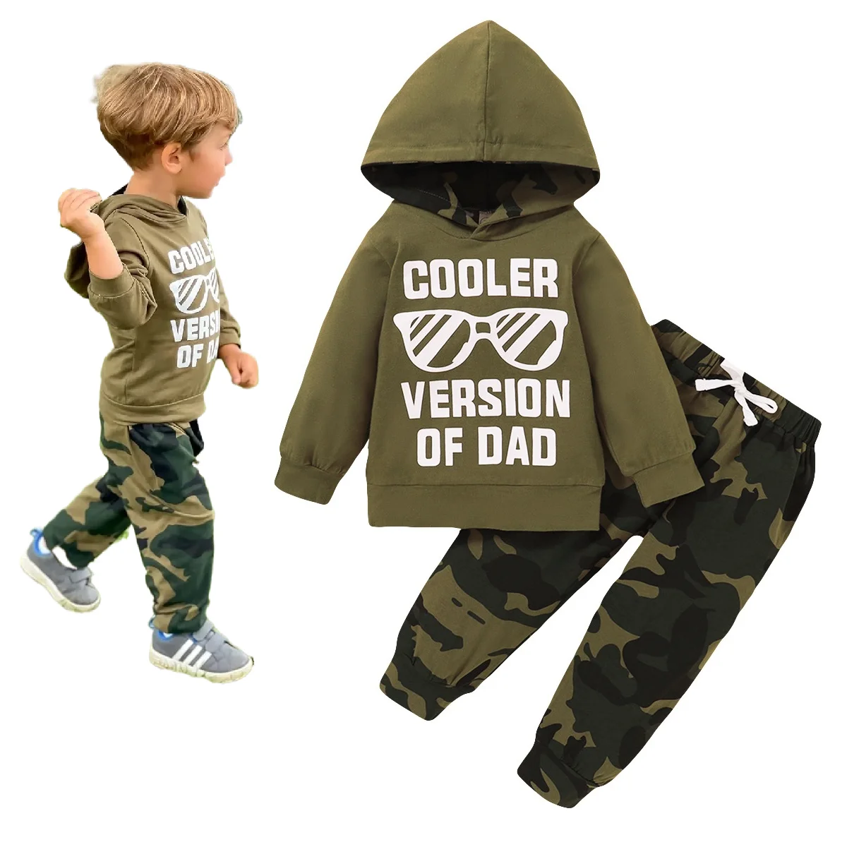 Toddler Baby Boys Clothes Letter Printed Hoodie Sweatshirt Tops+Camouflage Long Pants 2PCS Outfits Set
Toddler Baby Boys Clothes Letter Printed Hoodie Sweatshirt Tops+Camouflage Long Pants 2PCS Outfits Set