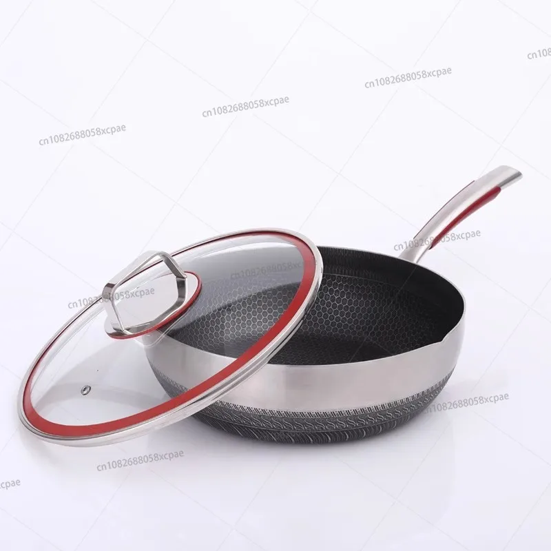 316 stainless steel deep frying pan uncoated household milk pan frying steak pan
316 stainless steel deep frying pan uncoated household milk pan frying steak pan