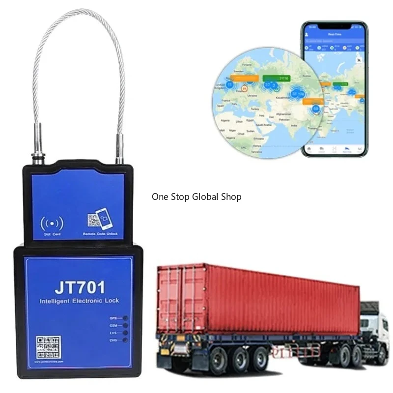 Asset Tracking Jointech JT701D Security GPS Padlock Container Truck Electronic Seal GPS Tracker Wireless Cargo
Asset Tracking Jointech JT701D Security GPS Padlock Container Truck Electronic Seal GPS Tracker Wireless Cargo