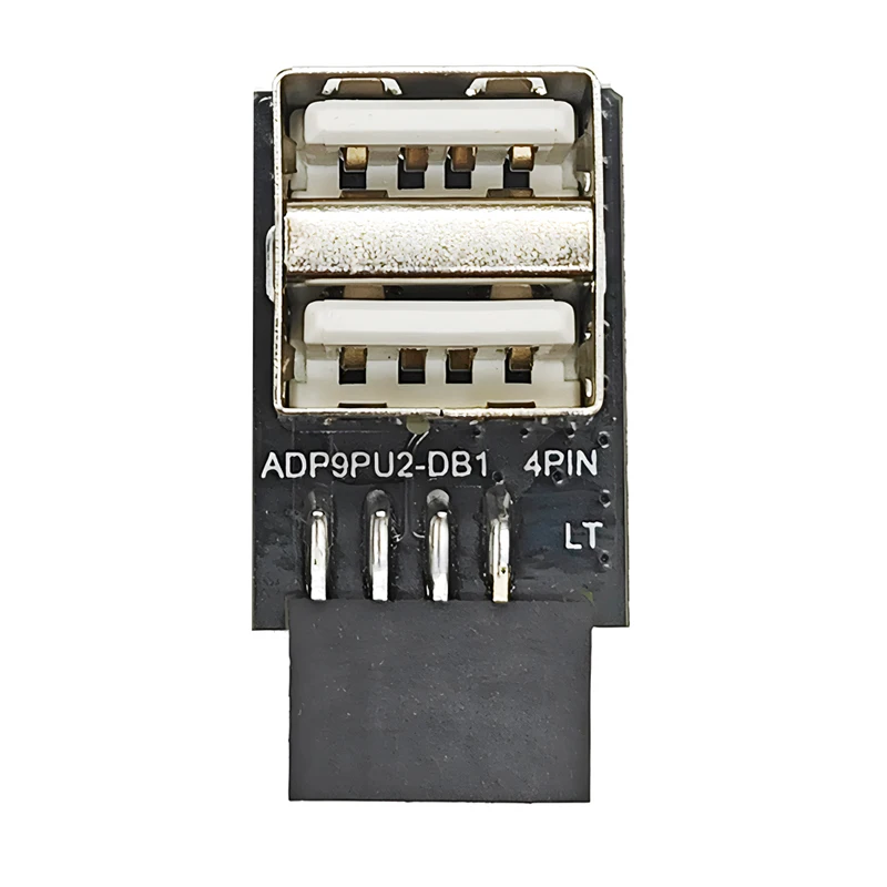 Плата расширения 9pin на USB 2,0, плата с 9P на 2 USB преобразования USB2.0 9pin на гнездо, двухслойная для USB-устройств
Плата расширения 9pin на USB 2,0, плата с 9P на 2 USB преобразования USB2.0 9pin на гнездо, двухслойная для USB-устройств