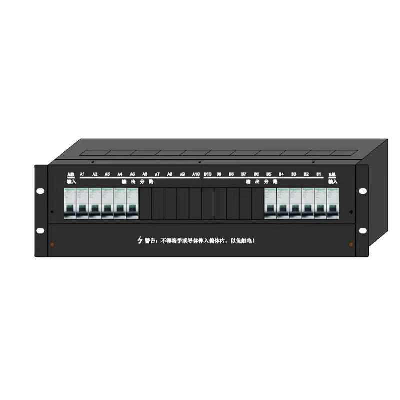 Dc-minus 48V DC PDU Cabinet Power Distribution Unit Two Inputs 10 Outputs 3U19 Inches Power Distribution Box
Dc-minus 48V DC PDU Cabinet Power Distribution Unit Two Inputs 10 Outputs 3U19 Inches Power Distribution Box