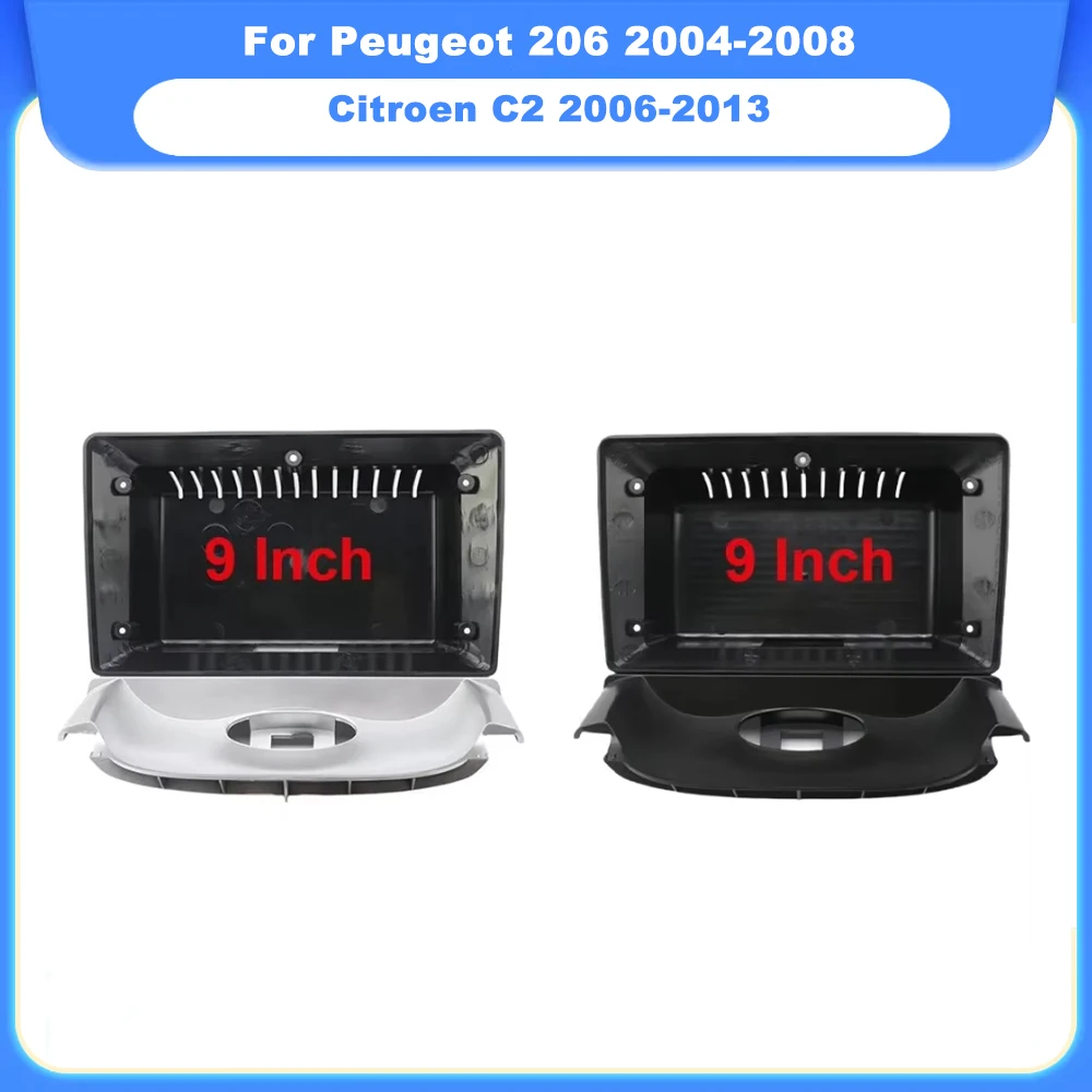 9 Inch Car Fascia Frame Adapter Decoder Android Dashboard Radio Kit For Peugeot 206 2004-2008 Citroen C2 2006-2013
9 Inch Car Fascia Frame Adapter Decoder Android Dashboard Radio Kit For Peugeot 206 2004-2008 Citroen C2 2006-2013