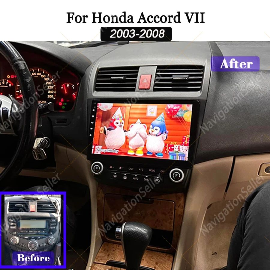 Android Carplay Screen For Honda ACCORD 7 VII 2003-2008 Autoradio GPS Navigation Stereo Multimedia Video Player Head Unit Wifi
Android Carplay Screen For Honda ACCORD 7 VII 2003-2008 Autoradio GPS Navigation Stereo Multimedia Video Player Head Unit Wifi
