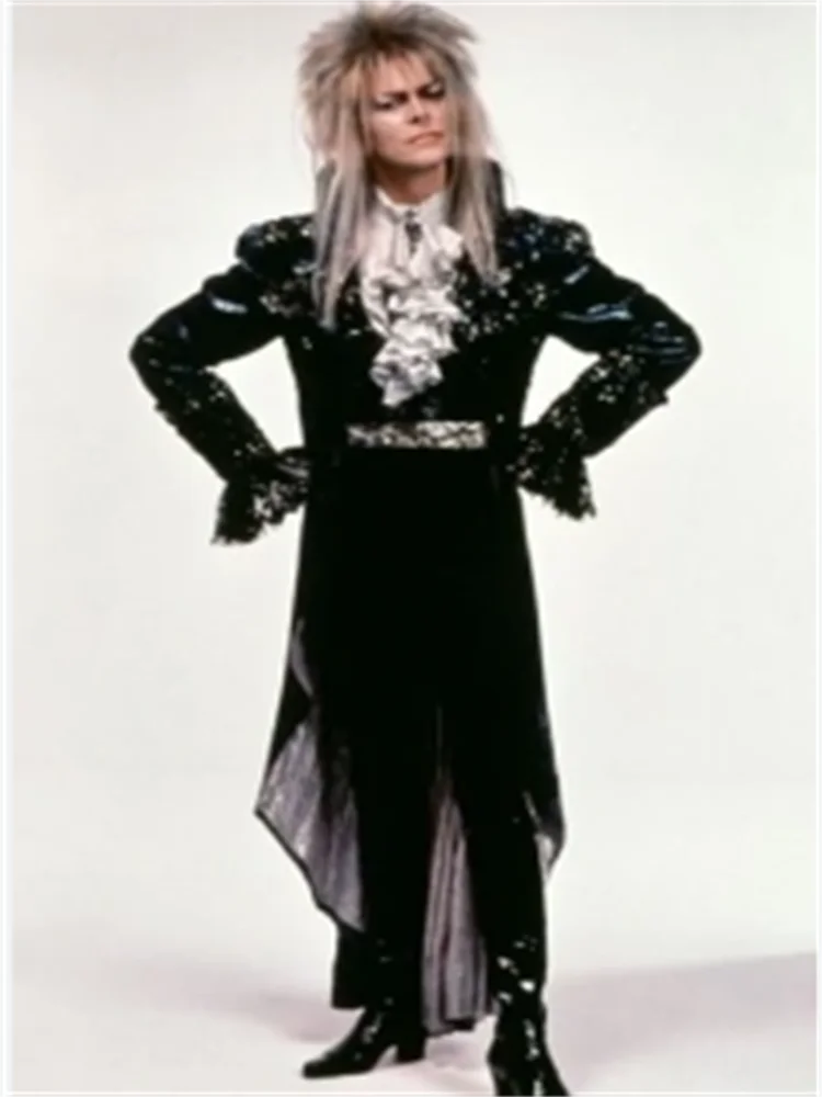 Jareth Cosplay Costume Medieval Steampunk Tailcoat Suit for Adult Men Halloween Party Outfit
Jareth Cosplay Costume Medieval Steampunk Tailcoat Suit for Adult Men Halloween Party Outfit
