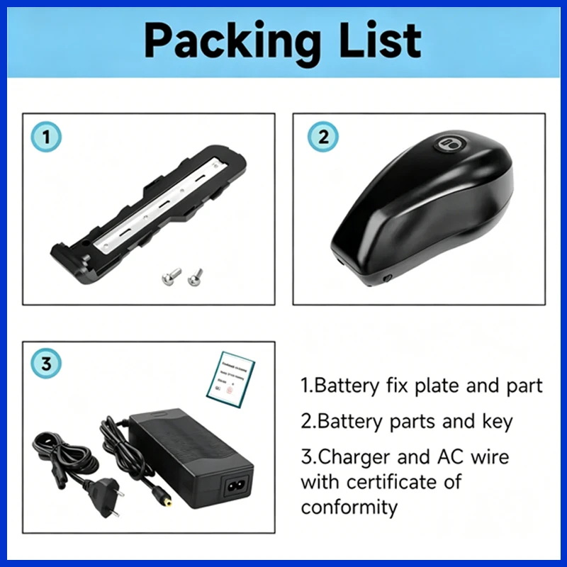 Downtube EBike Battery Tank 21700 48V 35Ah 52V 30Ah 60V 40Ah 72V 60Ah EBike Bicycle Escooter Battery for 750W 1000W 1500W 2000W
Downtube EBike Battery Tank 21700 48V 35Ah 52V 30Ah 60V 40Ah 72V 60Ah EBike Bicycle Escooter Battery for 750W 1000W 1500W 2000W