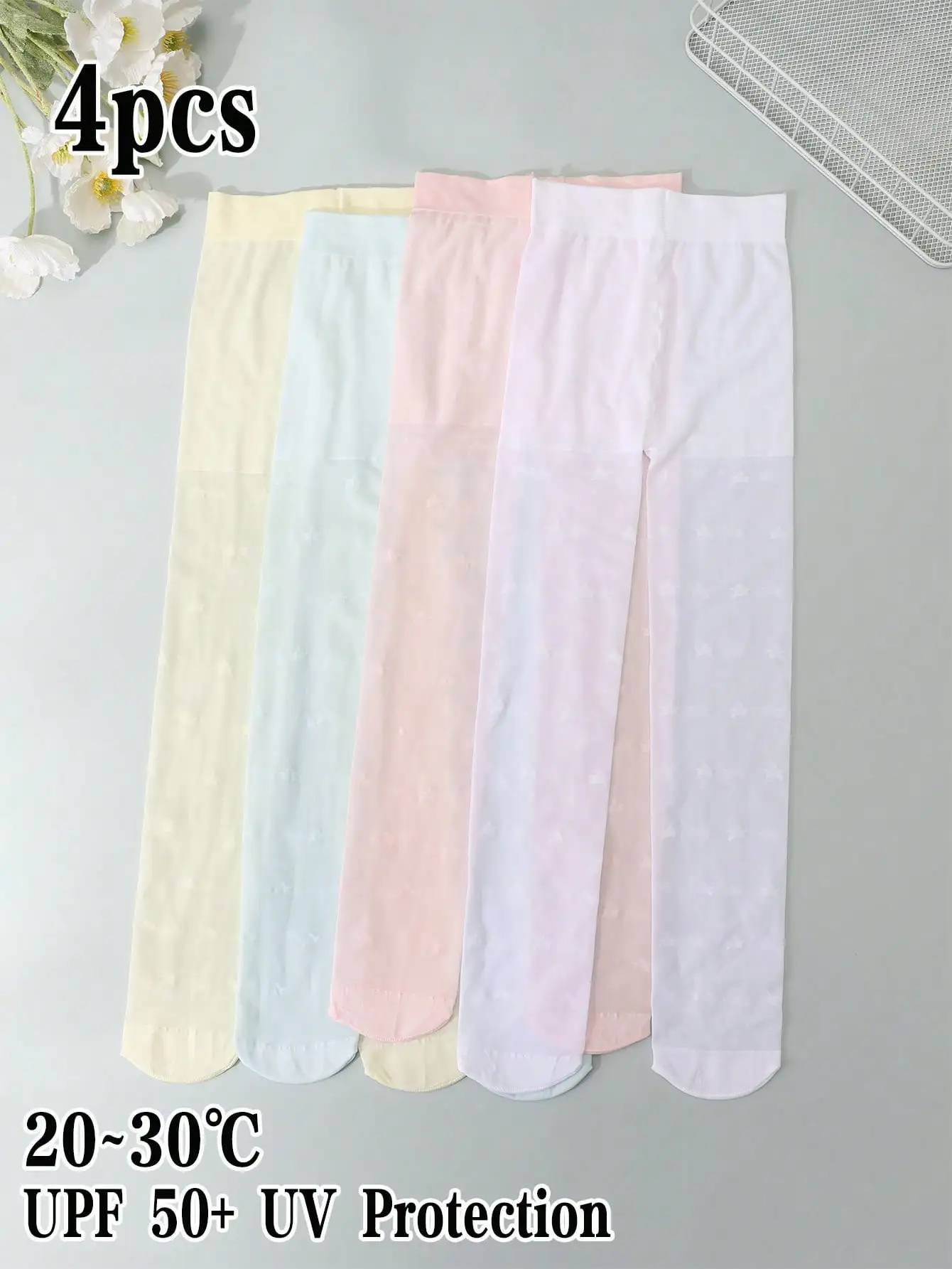 4Pcs Girl Star Print Tights 0-14Y UPF50 UV Protection Ultra-Thin Breathable Nylon Kids Summer Pantyhose For Outdoor & Daily Wear
4Pcs Girl Star Print Tights 0-14Y UPF50 UV Protection Ultra-Thin Breathable Nylon Kids Summer Pantyhose For Outdoor & Daily Wear