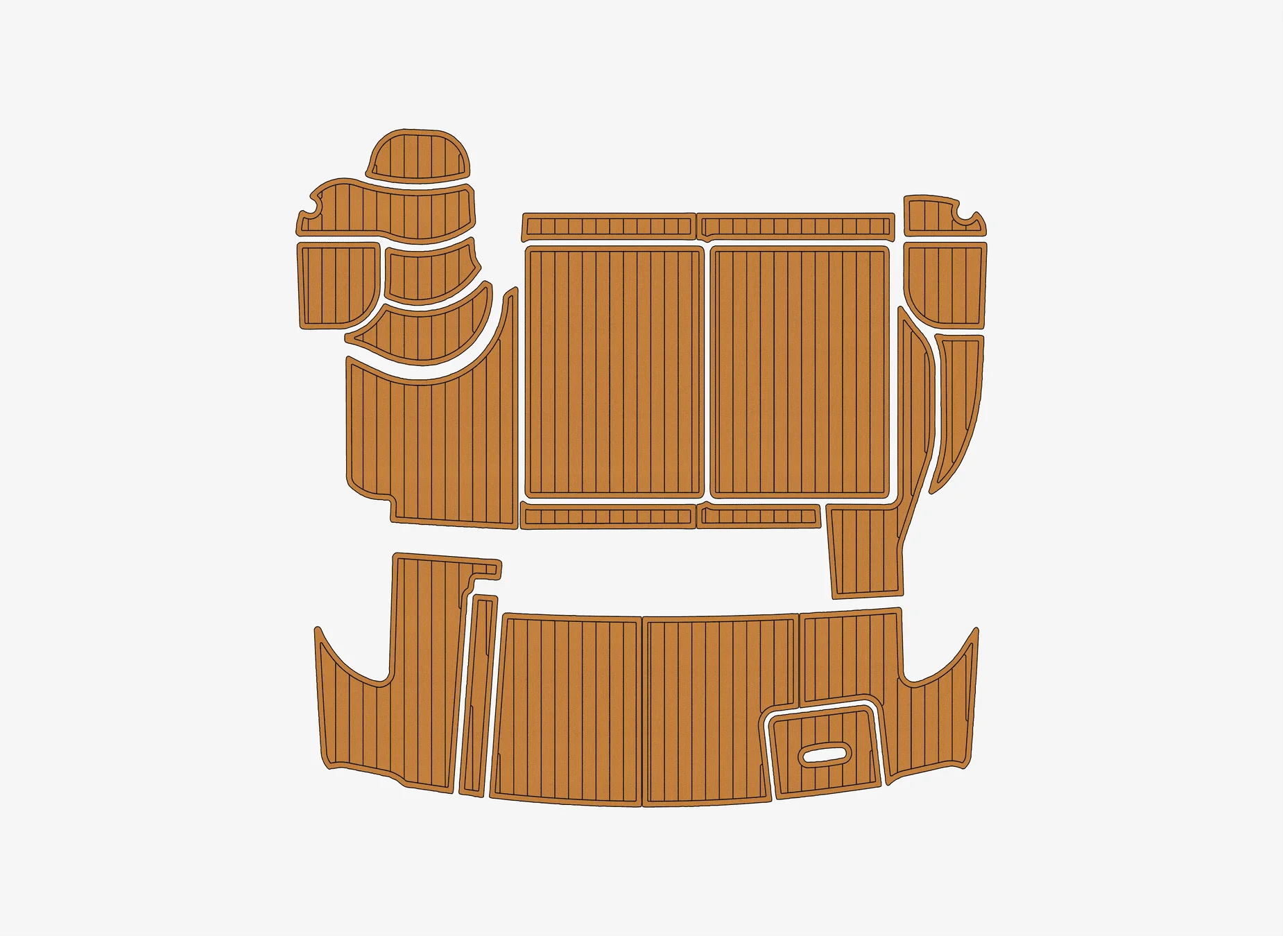 Marine Faux Teak EVA Non-Slip Mat -2010 Meridian 469 Self-Adhesive 1/4" (6mm) Boat Deck Pad for Cockpit & Deck
Marine Faux Teak EVA Non-Slip Mat -2010 Meridian 469 Self-Adhesive 1/4" (6mm) Boat Deck Pad for Cockpit & Deck