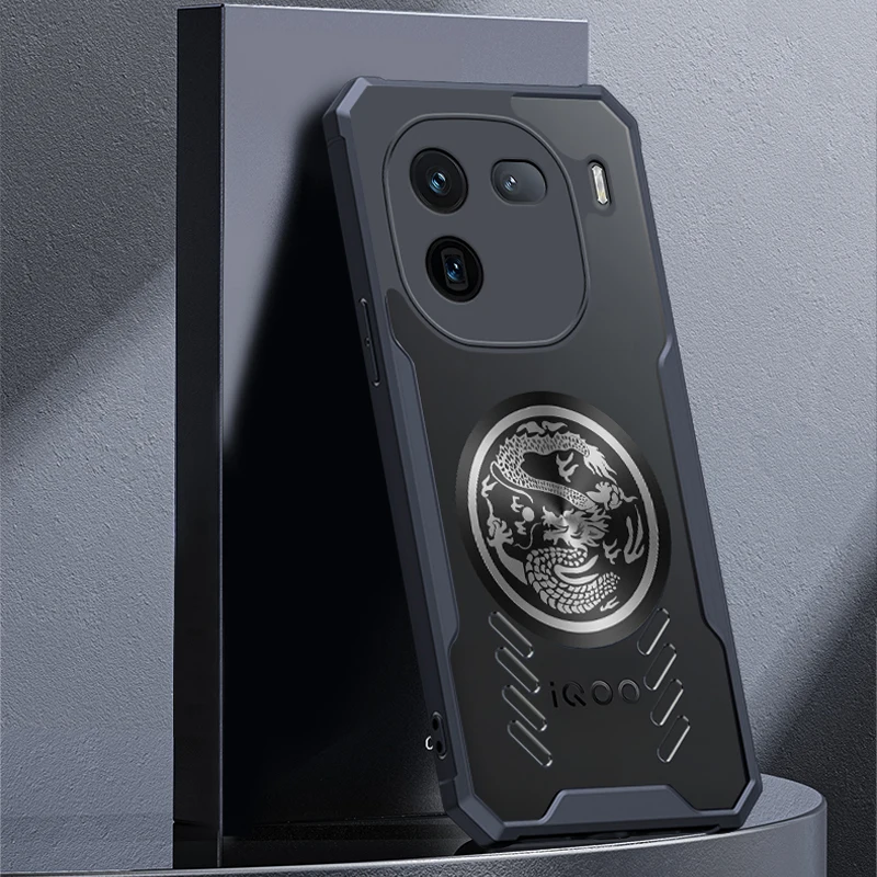 Heat Dissipation Phone Case for VIVO IQOO 12 11 11S 10 Pro 5G Dragon Totem Graphene Cooling Case Shockproof Transparent Cover
Heat Dissipation Phone Case for VIVO IQOO 12 11 11S 10 Pro 5G Dragon Totem Graphene Cooling Case Shockproof Transparent Cover