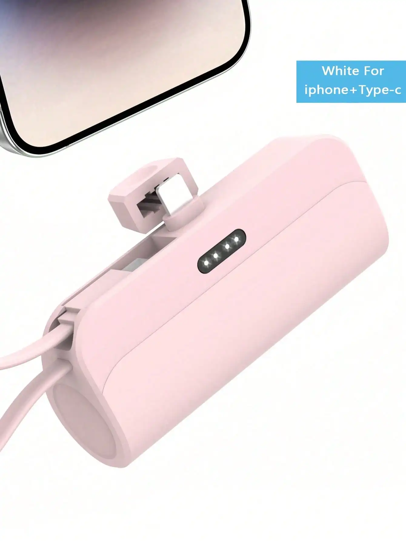 5000mAh Ultra Compact Plug-In Mini Portable Power Bank Cordless Travel Charger Compatible with iPhone 6/7/8/X/11/12/13/14 Pro Series Samsung Galaxy Android Smartphone
5000mAh Ultra Compact Plug-In Mini Portable Power Bank Cordless Travel Charger Compatible with iPhone 6/7/8/X/11/12/13/14 Pro Series Samsung Galaxy Android Smartphone
