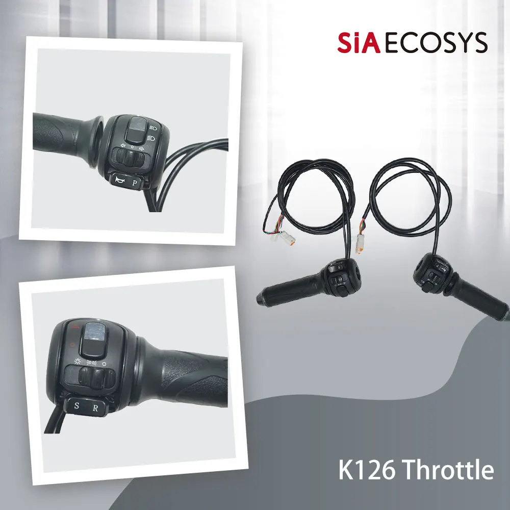 US Warehouse Electric Motorcycle K126 Throttle Assembly with Combination Switch Suitable
US Warehouse Electric Motorcycle K126 Throttle Assembly with Combination Switch Suitable