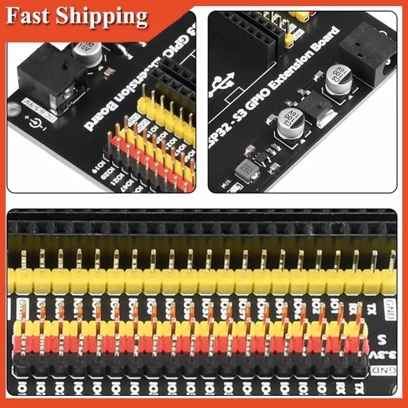 Эффективная плата расширения GPIO Плата расширения ESP32-S3 Хорошая стабильность и высокая надежность
Эффективная плата расширения GPIO Плата расширения ESP32-S3 Хорошая стабильность и высокая надежность