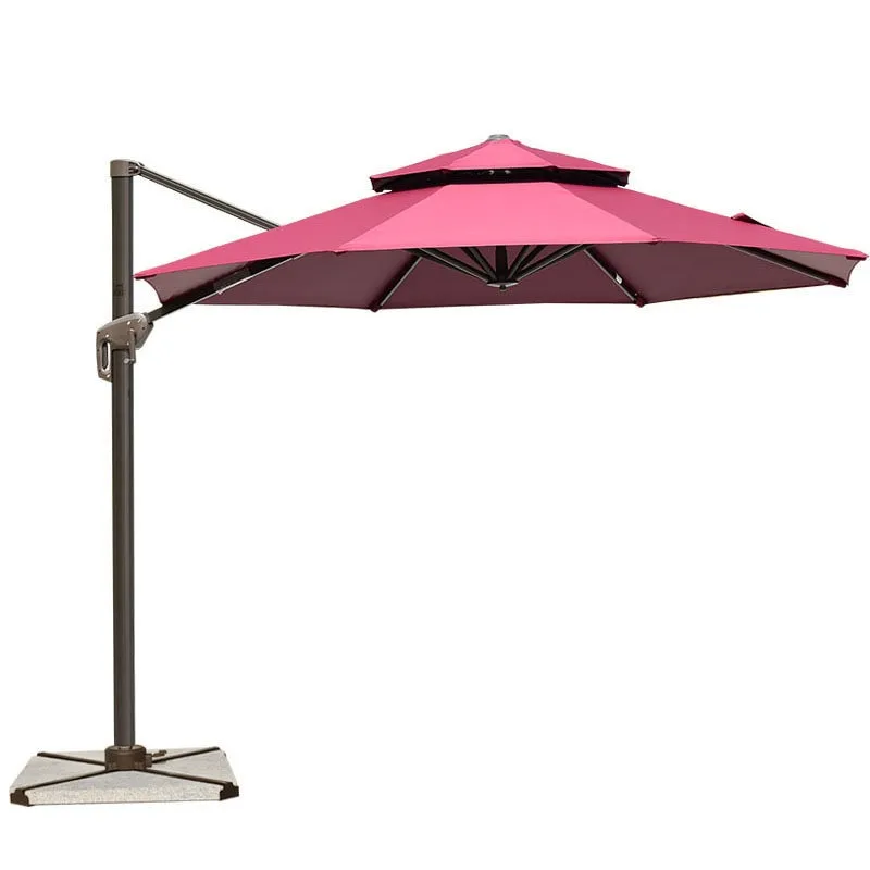Outdoor Aluminum Alloy Frame Rotatable Sunscreen Sunshade Umbrella for Courtyard Garden Villa Use
Outdoor Aluminum Alloy Frame Rotatable Sunscreen Sunshade Umbrella for Courtyard Garden Villa Use