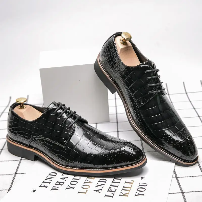 Mokasin shoes men's leather dress shoes classic casual formal lace-up British style wedding business shoes
Mokasin shoes men's leather dress shoes classic casual formal lace-up British style wedding business shoes
