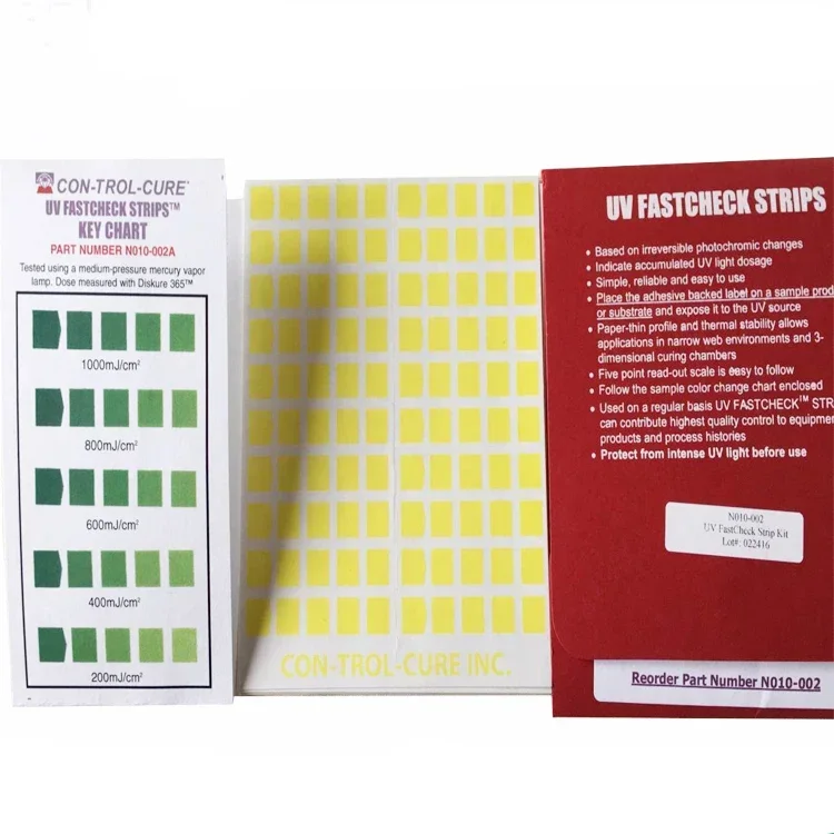U-V test paper USA DESIGNUV test energy intensity test paper U-V intensity detection
U-V test paper USA DESIGNUV test energy intensity test paper U-V intensity detection