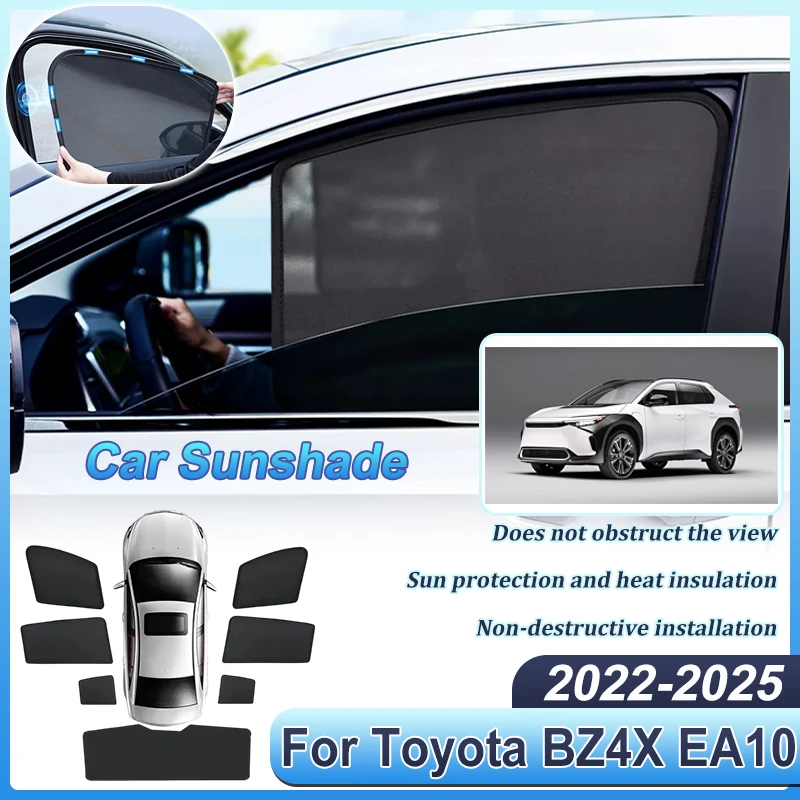 Car Window Sunshades For Toyota BZ4X Accessories EA10 2022 2023 2024 Visor Auto Parts Mesh Sunshade Baffle Protective Cover Net
Car Window Sunshades For Toyota BZ4X Accessories EA10 2022 2023 2024 Visor Auto Parts Mesh Sunshade Baffle Protective Cover Net