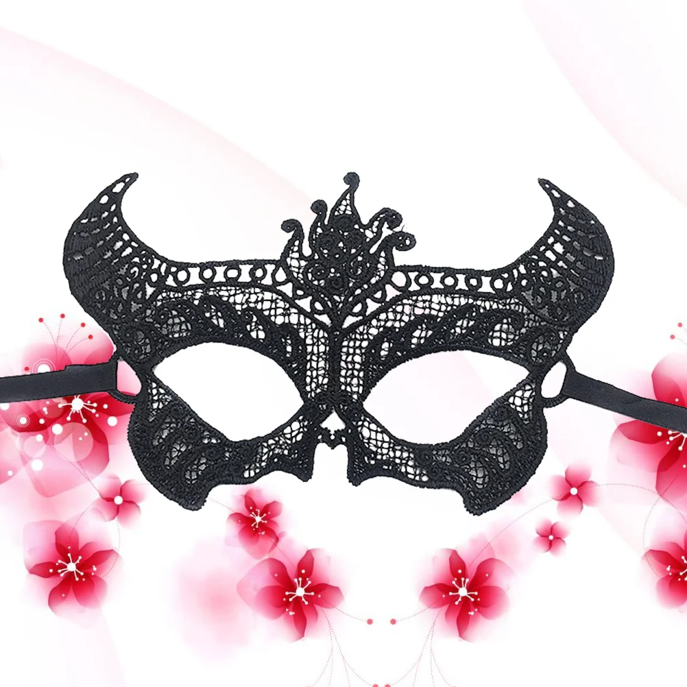 Women Luxury Lace Eyemask Mask Attached Ribbons Ox Horn Half Face Mask Decorationfor Halloween Masquerade Ball Party Costume Car
Women Luxury Lace Eyemask Mask Attached Ribbons Ox Horn Half Face Mask Decorationfor Halloween Masquerade Ball Party Costume Car