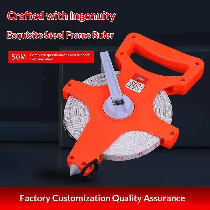 20m 30m/50m/100m Meter Open Reel Fiberglass/Stainless Steel Tape Measure Inch Metric Scale Impact Resistant Plastic Measure Tool
20m 30m/50m/100m Meter Open Reel Fiberglass/Stainless Steel Tape Measure Inch Metric Scale Impact Resistant Plastic Measure Tool