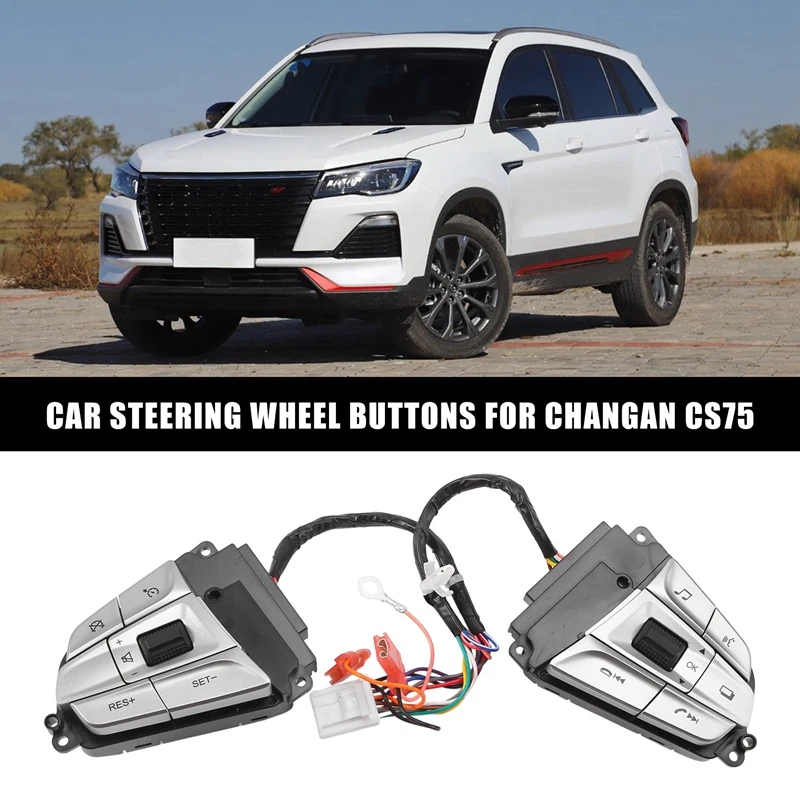 Car Steering Wheel Buttons For Changan CS75 New CS75 Audio Volume Cruise Controller Function Switch
Car Steering Wheel Buttons For Changan CS75 New CS75 Audio Volume Cruise Controller Function Switch