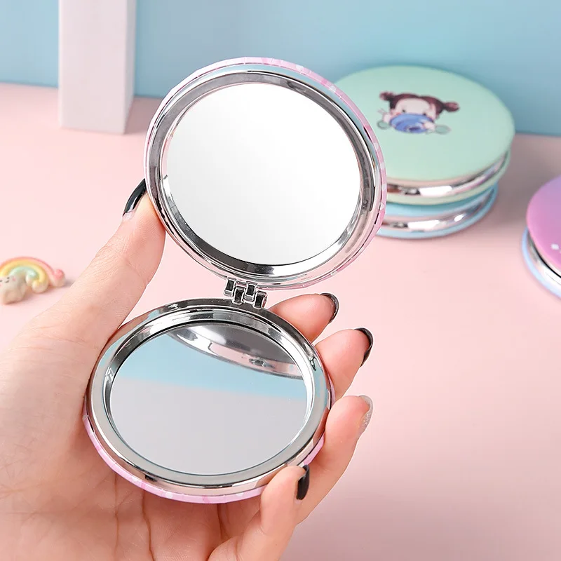 New Mini 2-Face Makeup Mirror Girls Cute Cartoon Print Mirrors Women Pocket Foldable Portable Mirror for Travel Birthday Gift
New Mini 2-Face Makeup Mirror Girls Cute Cartoon Print Mirrors Women Pocket Foldable Portable Mirror for Travel Birthday Gift