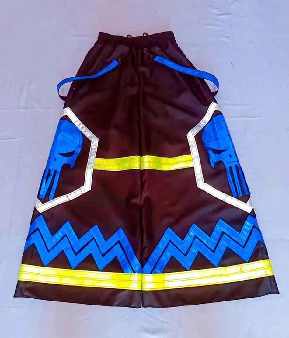RAVE GEAR phat pants shuffle dancing cool reflective strip Pants Ghost Dance Reflective Pants Street Hip-hop Pants Night P091
RAVE GEAR phat pants shuffle dancing cool reflective strip Pants Ghost Dance Reflective Pants Street Hip-hop Pants Night P091