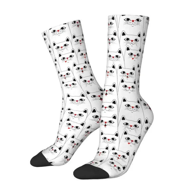 Funny Cats Pattern Mens Crew Socks Unisex Cool Cartoon Kitten Spring Summer Autumn Winter Socks
Funny Cats Pattern Mens Crew Socks Unisex Cool Cartoon Kitten Spring Summer Autumn Winter Socks