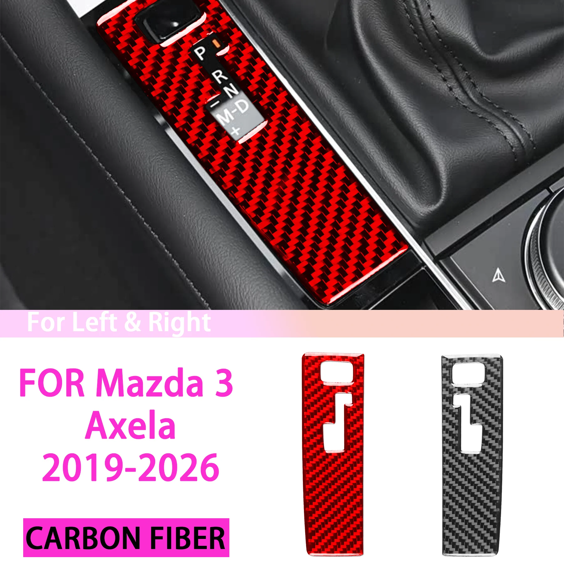 Car Center Console Automatic Shift Console Transmission Mode Interior Accessories FOR Mazda 3 Axela 19-26 Carbon Fiber Stickers
Car Center Console Automatic Shift Console Transmission Mode Interior Accessories FOR Mazda 3 Axela 19-26 Carbon Fiber Stickers