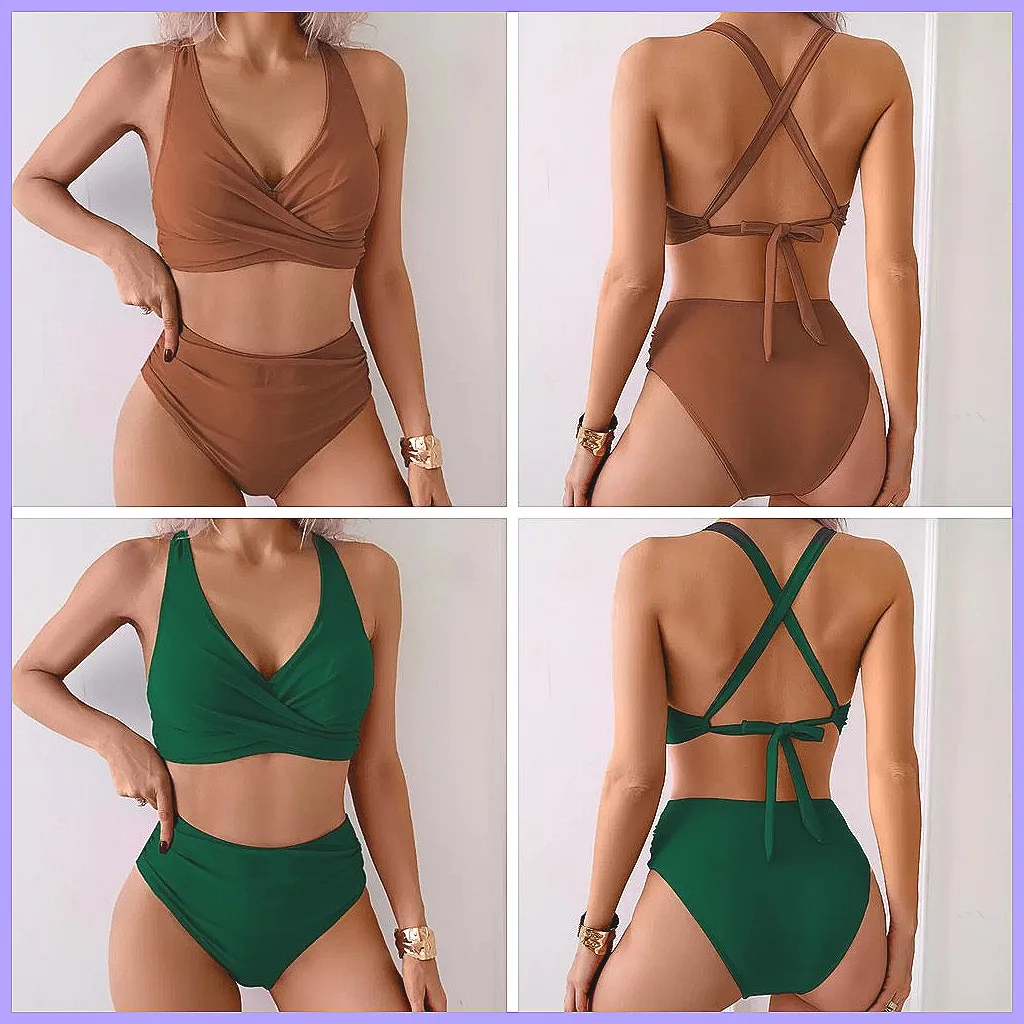 Sexy Push Up Brazilian Bikini Set for Women - High Waisted Beach Swimwear & Bathing Suits
Sexy Push Up Brazilian Bikini Set for Women - High Waisted Beach Swimwear & Bathing Suits