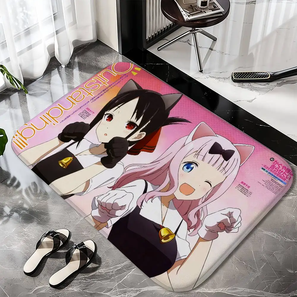 Love Is War Kaguya-sama Floor Mat Printed Large Carpets Room And Bedroom Carpets Bathroom Anti Slip Door MATS Small Carpets 
Love Is War Kaguya-sama Floor Mat Printed Large Carpets Room And Bedroom Carpets Bathroom Anti Slip Door MATS Small Carpets