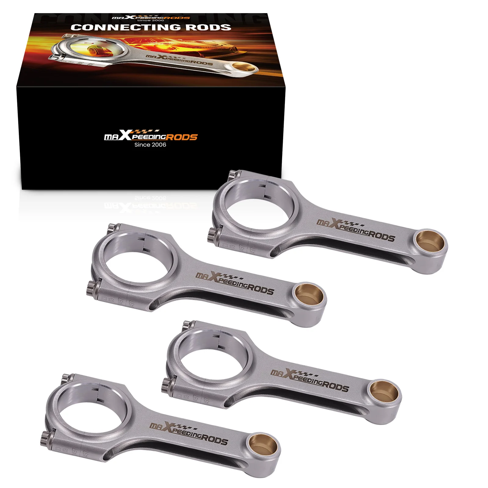 Racing H-Beam Connecting Rods + ARP Bolts for KAWASAKI ZX12 ZX12R (00-05) 4.232"
Racing H-Beam Connecting Rods + ARP Bolts for KAWASAKI ZX12 ZX12R (00-05) 4.232"