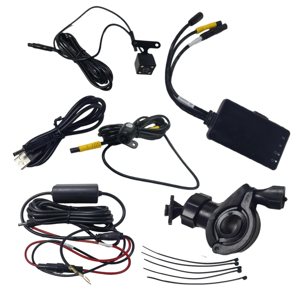 HD 1080p Мотоциклетная видеорегистратор Передняя и задняя камера Водонепроницаемая двойная видеокамера для мотоцикла, автомобиля, велосипеда, двойного действия с IP68
HD 1080p Мотоциклетная видеорегистратор Передняя и задняя камера Водонепроницаемая двойная видеокамера для мотоцикла, автомобиля, велосипеда, двойного действия с IP68