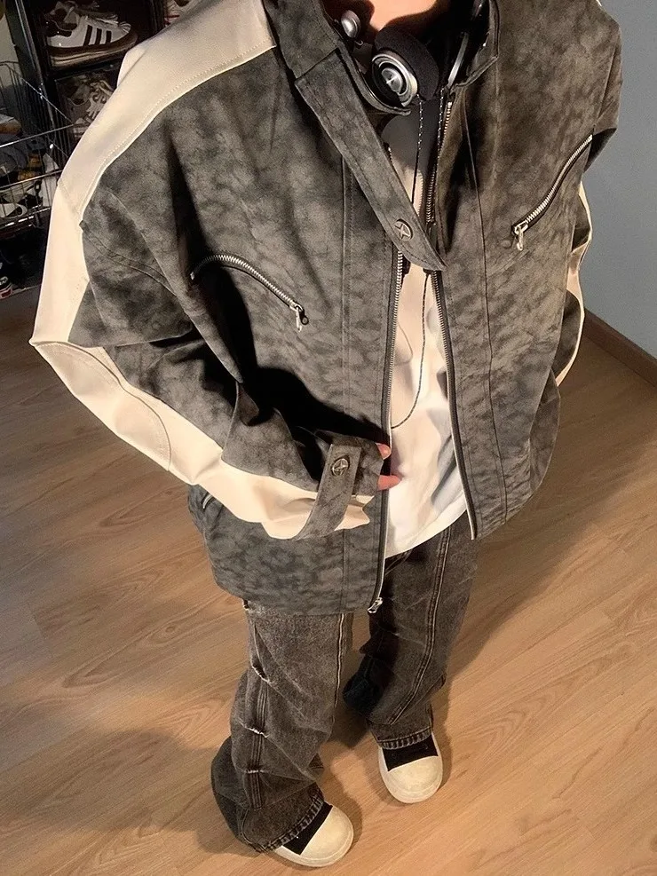 Ретро американский Sle мотоциклетный джет матовое пальто из смешанной кожи для мужчин и женщин Flight Street Sle Jaet модные пары
Ретро американский Sle мотоциклетный джет матовое пальто из смешанной кожи для мужчин и женщин Flight Street Sle Jaet модные пары