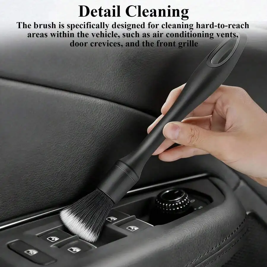 2 Pcs 22.5cm Car Detailing Brush For Interior Vents Door Crevices Grille Scratch-Free Cleaning
2 Pcs 22.5cm Car Detailing Brush For Interior Vents Door Crevices Grille Scratch-Free Cleaning