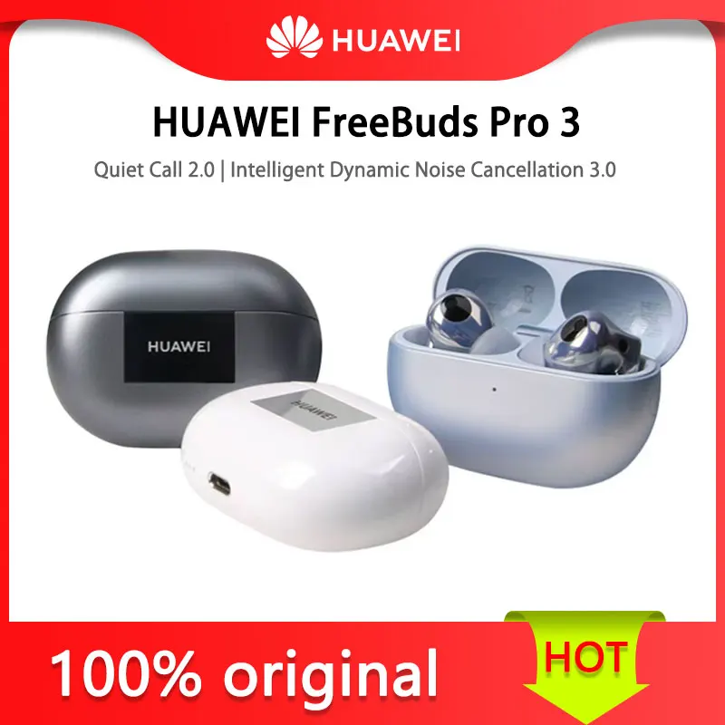 Оригинальные беспроводные Bluetooth-наушники HUAWEI FreeBuds Pro 3, высокое качество с шумоподавлением
Оригинальные беспроводные Bluetooth-наушники HUAWEI FreeBuds Pro 3, высокое качество с шумоподавлением