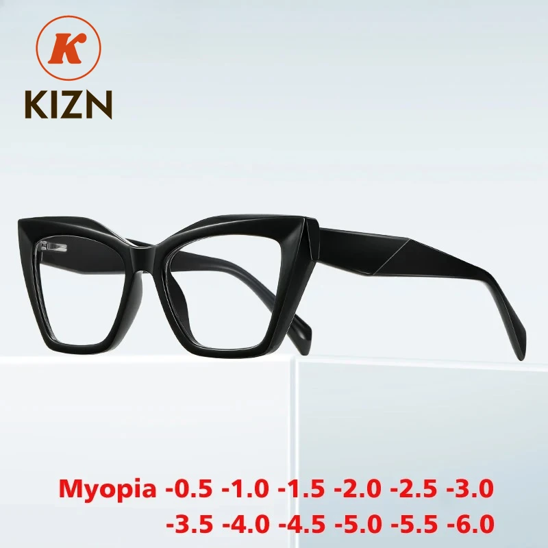 KIZN Cat Eye Myopia Glasses Frame Fashion Women Anti Blue Light Prescription Discoloration Computer Eyeglasses -0.50 TO -10
KIZN Cat Eye Myopia Glasses Frame Fashion Women Anti Blue Light Prescription Discoloration Computer Eyeglasses -0.50 TO -10