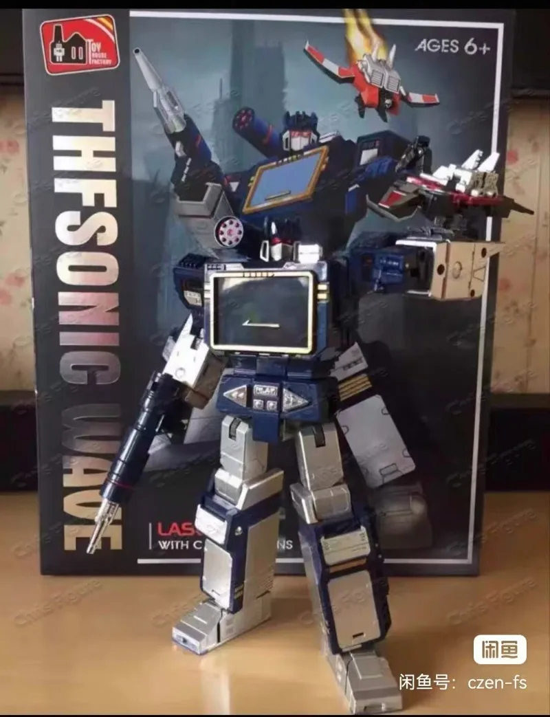 In Stock Transformed MasterPiece THF-01J THF01J Sonic Band One Walkman KO MP13 Alloy G1 Action Figure Collection Gift
In Stock Transformed MasterPiece THF-01J THF01J Sonic Band One Walkman KO MP13 Alloy G1 Action Figure Collection Gift