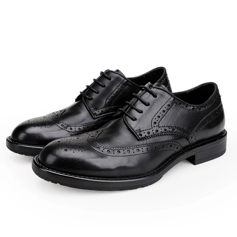 Men Thick Bottom Fashion High Quality Genuine Leather Shoes Men,Lace-Up Business Men Shoes,Men Dress Shoes,Summer Spring Bullock
Men Thick Bottom Fashion High Quality Genuine Leather Shoes Men,Lace-Up Business Men Shoes,Men Dress Shoes,Summer Spring Bullock
