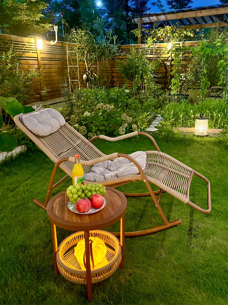 Rocking chair recliner new Chinese lunch break vine chair adult free chair balcony garden courtyard leisure outdoor rocking chai
Rocking chair recliner new Chinese lunch break vine chair adult free chair balcony garden courtyard leisure outdoor rocking chai