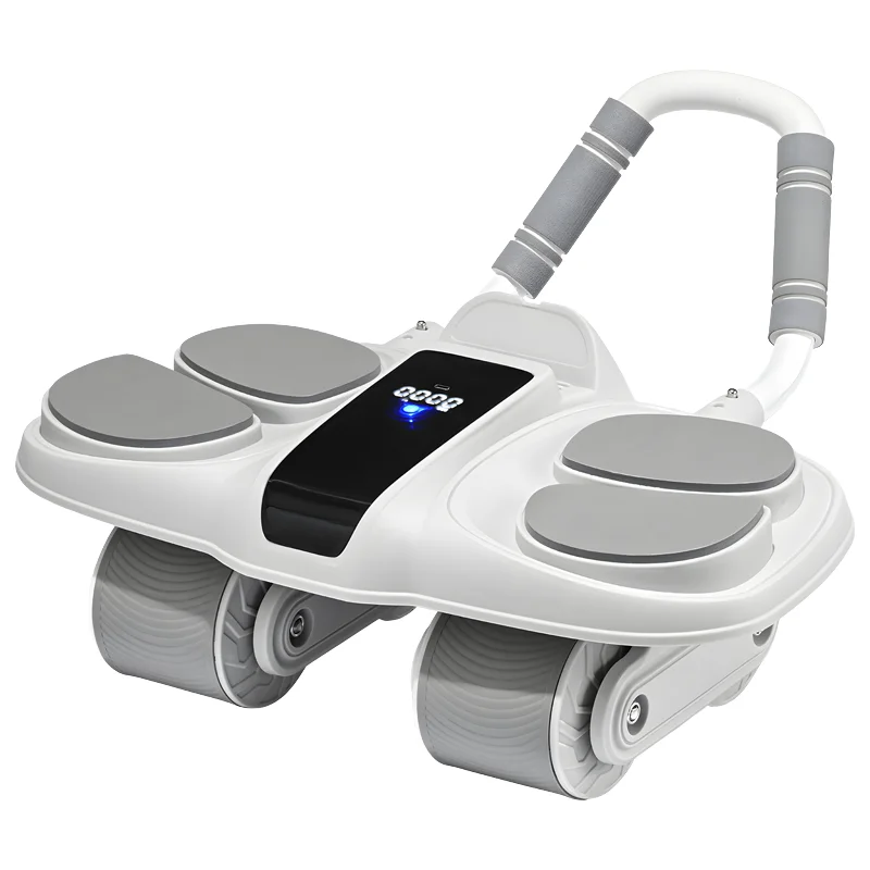 Automatic Rebound Core Workout White 4 Wheels Home Fitness Workout Abdominal Wheel Roller 2.5kg
Automatic Rebound Core Workout White 4 Wheels Home Fitness Workout Abdominal Wheel Roller 2.5kg
