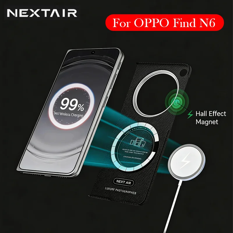 NEXTAIR Carbon Fiber Case For OPPO Find N6 Kevlar Wireless Charging Back Cover Case for OPPO FIND N6
NEXTAIR Carbon Fiber Case For OPPO Find N6 Kevlar Wireless Charging Back Cover Case for OPPO FIND N6