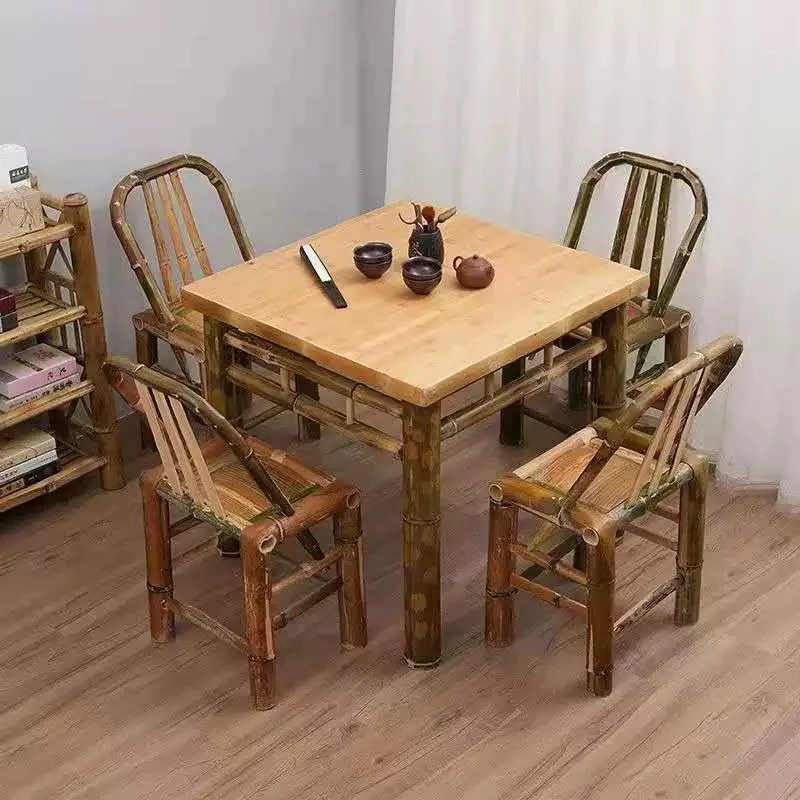 Handmade bamboo chair bamboo table household balcony leisure
Handmade bamboo chair bamboo table household balcony leisure