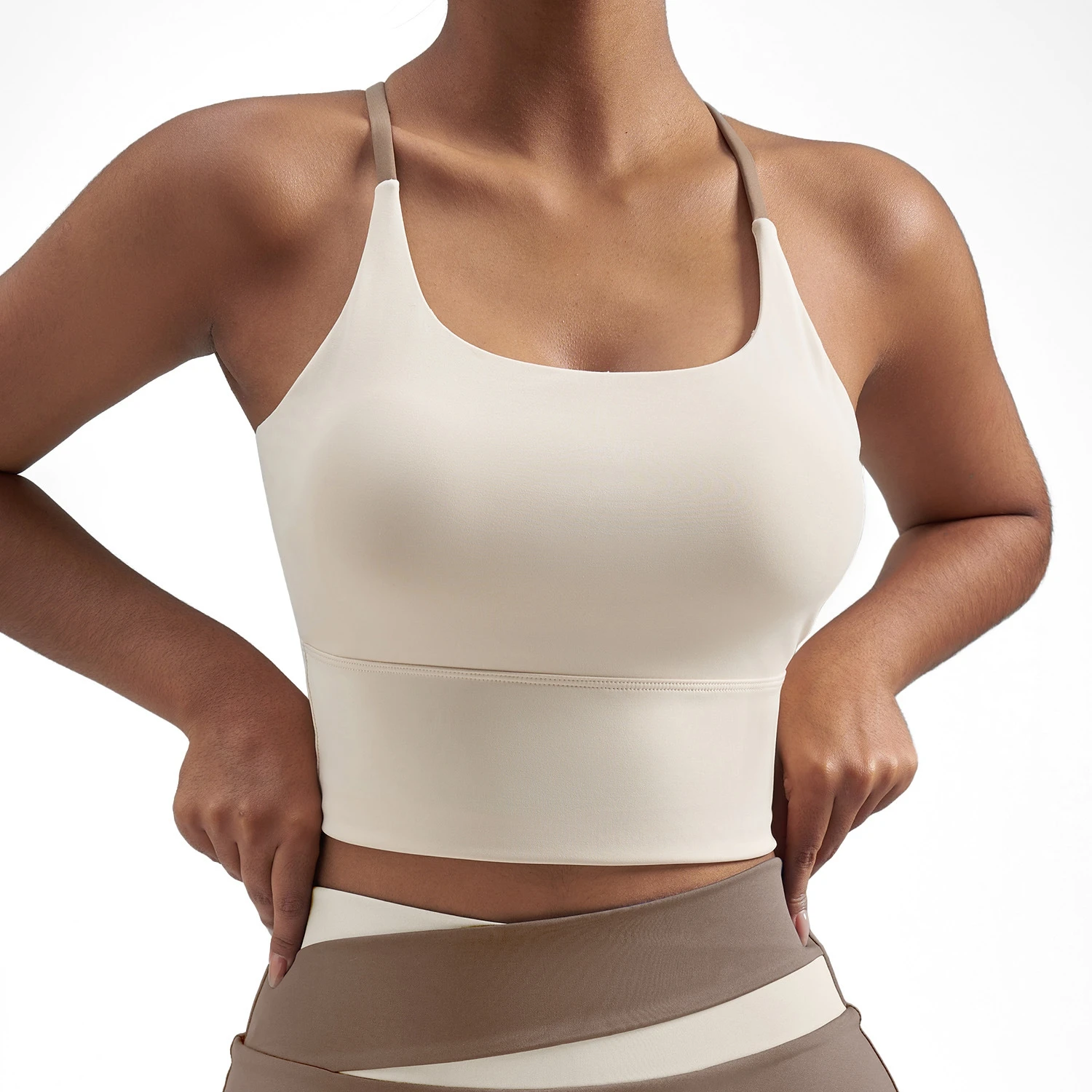Women Color Block Seamless Sports Bra Beauty Back Yoga Tank Top Stretch Workout Undergarment for Gym Pilates Running
Women Color Block Seamless Sports Bra Beauty Back Yoga Tank Top Stretch Workout Undergarment for Gym Pilates Running