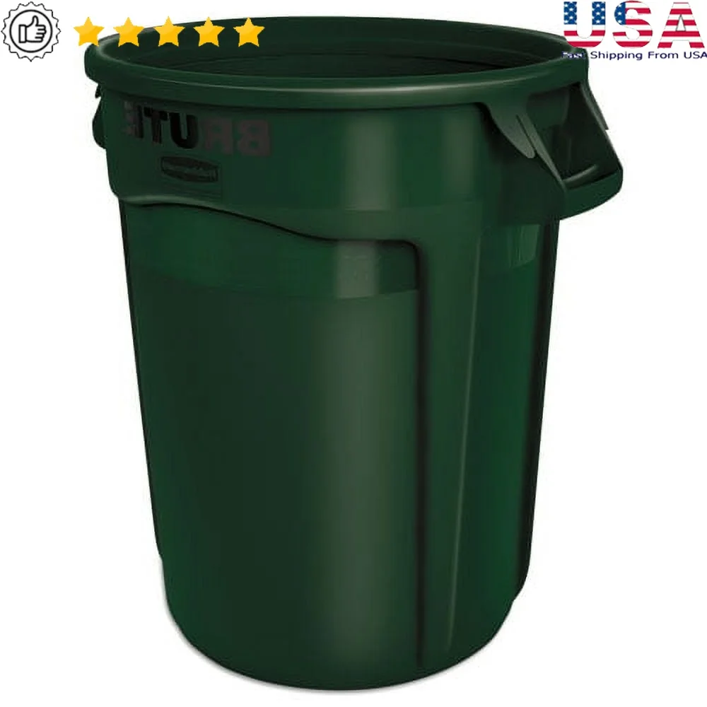 Heavy Duty Indoor Plastic Waste Bin Vented Round Brute Container 32 Gallon Durable Easy Transport Stackable Garbage Can
Heavy Duty Indoor Plastic Waste Bin Vented Round Brute Container 32 Gallon Durable Easy Transport Stackable Garbage Can