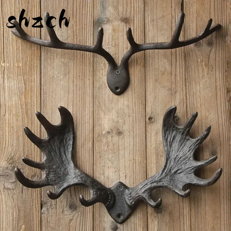 Cast Iron Deer Antlers Clothes Hooks Villa Balcony Garden Outdoors Wall Mounted Decorate Ironwork Originality Deer Head Pendant
Cast Iron Deer Antlers Clothes Hooks Villa Balcony Garden Outdoors Wall Mounted Decorate Ironwork Originality Deer Head Pendant