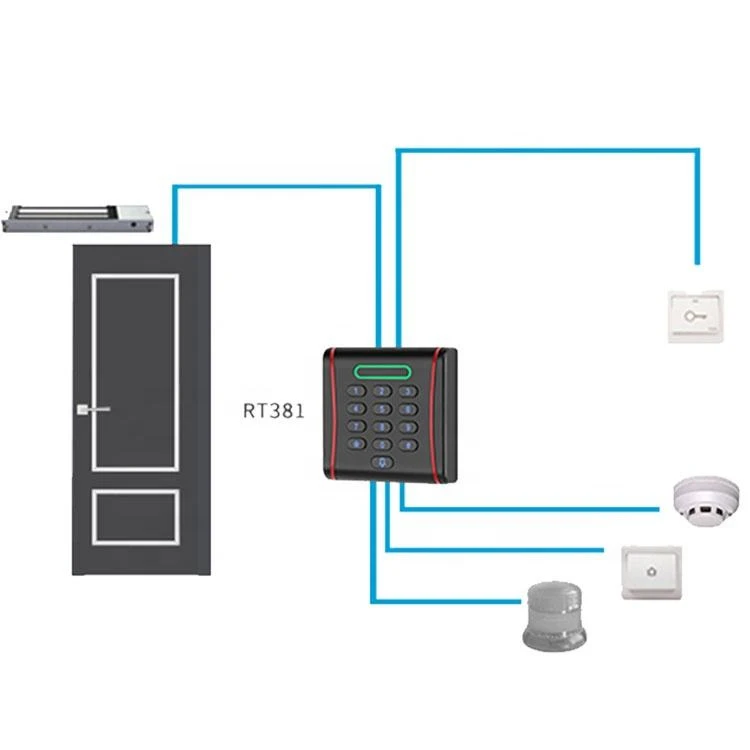 RT371E RT381E 125KHz RFID Access Control Standalone Keypad ID Card Reader EM4100 Wiegand 26 34 for Magnetic Lock Gate System
RT371E RT381E 125KHz RFID Access Control Standalone Keypad ID Card Reader EM4100 Wiegand 26 34 for Magnetic Lock Gate System