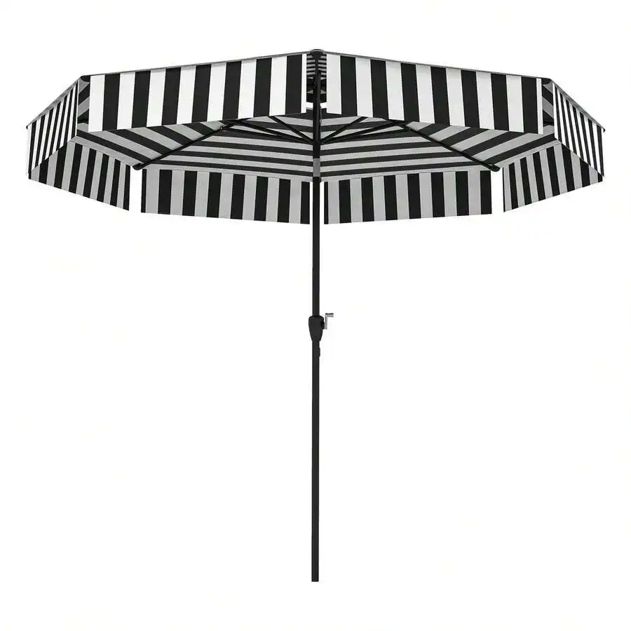 8.6FT Outdoor Patio Umbrella With Crank Tilt Vented 8 Ribs UPF 30+ Fade Resistant For Garden Deck Poolside
8.6FT Outdoor Patio Umbrella With Crank Tilt Vented 8 Ribs UPF 30+ Fade Resistant For Garden Deck Poolside