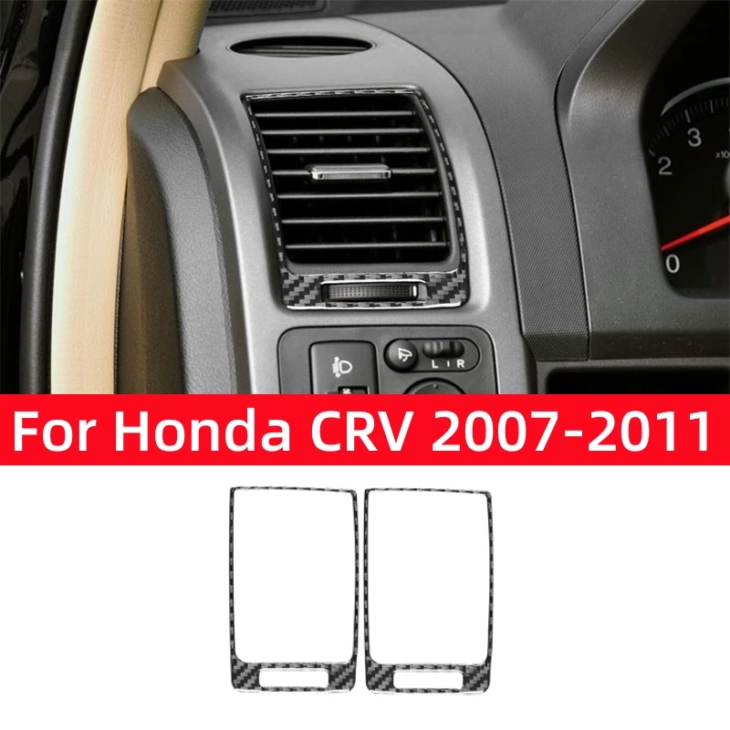 For Honda CRV 2007 2008 2009 2010 2011 Accessories Carbon Fiber Interior Car Side Air Condition Air Outlet Vent Frame Cover Trim
For Honda CRV 2007 2008 2009 2010 2011 Accessories Carbon Fiber Interior Car Side Air Condition Air Outlet Vent Frame Cover Trim