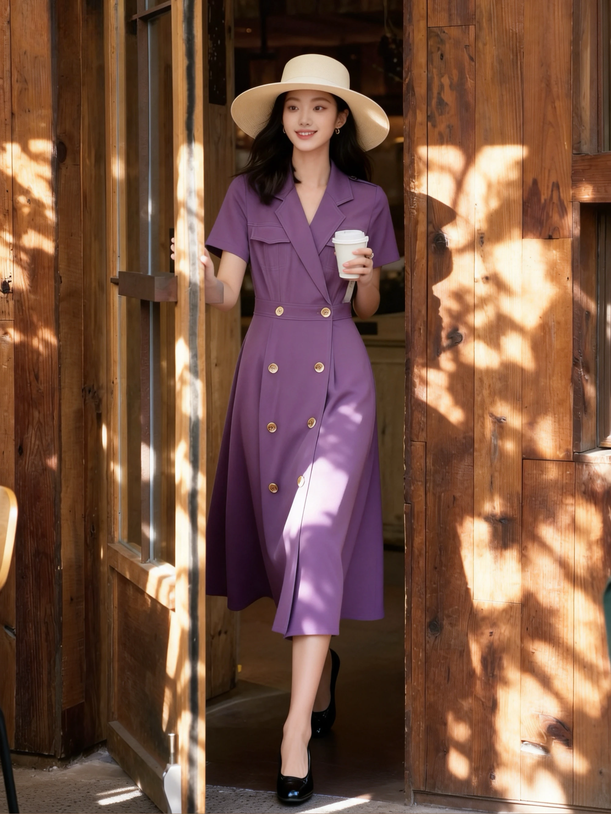 Ele Purple irt Dr Slimming Waist Commute Ready Polka Dot Print Button Detail Polyester Fiber Skirt Sle Dr
Ele Purple irt Dr Slimming Waist Commute Ready Polka Dot Print Button Detail Polyester Fiber Skirt Sle Dr
