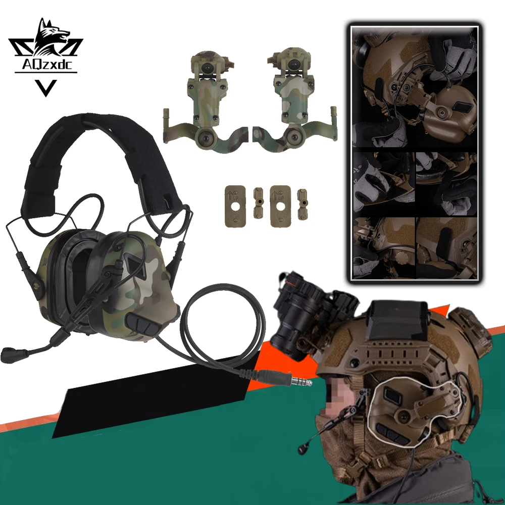 Tactical Pickup Noise Reduction Headset Water-repellent Hunting Shooting Communication Headphones for Airsoft Hearing Protection
Tactical Pickup Noise Reduction Headset Water-repellent Hunting Shooting Communication Headphones for Airsoft Hearing Protection