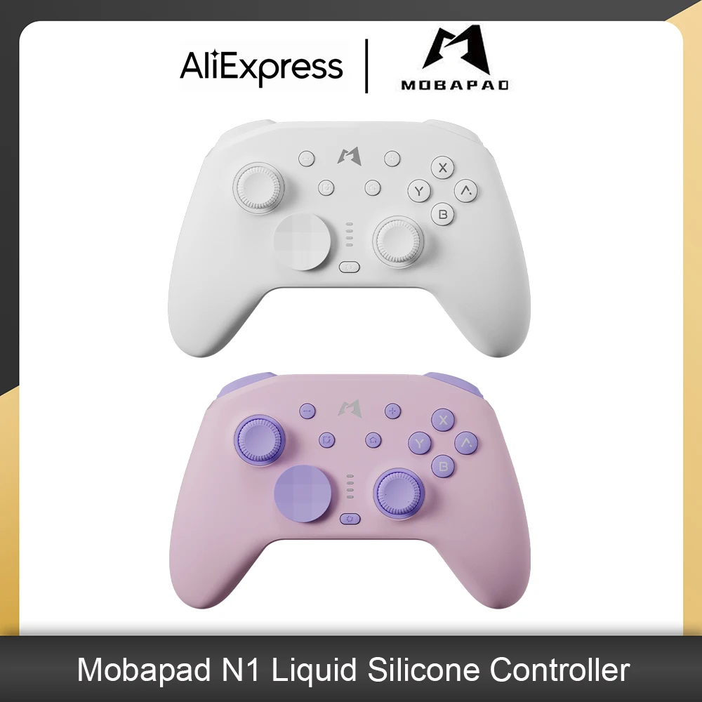 MOBAPAD N1 жидкий силиконовый беспроводной игровой контроллер с джойстиком с эффектом Холла для Nintendo Switch PC Android iOS аксессуары
MOBAPAD N1 жидкий силиконовый беспроводной игровой контроллер с джойстиком с эффектом Холла для Nintendo Switch PC Android iOS аксессуары